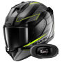 Casque Full Face Shark D-Skwal 3 Sizler KAY + Kit Bluetooth 5R Lite