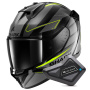 Casque Full Face Shark D-Skwal 3 Sizler KAY + Kit Bluetooth BT Mini