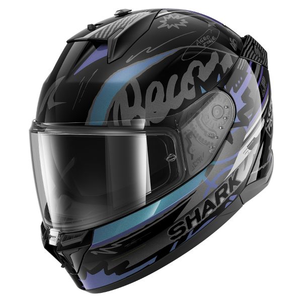 Full Face Shark D-Skwal 3 Streetrush KGU Full Face Shark D-Skwal 3 Streetrush KGU