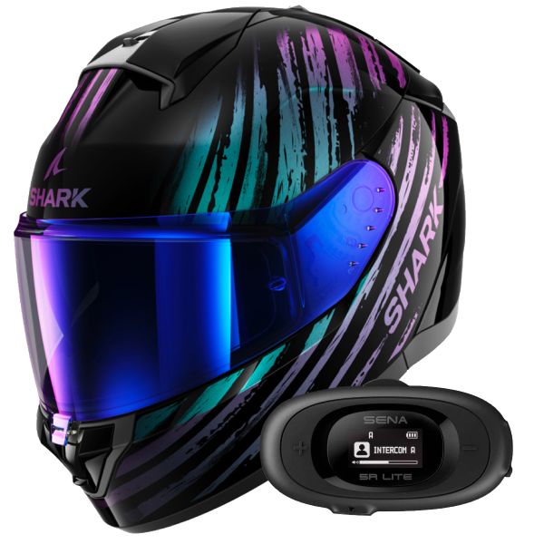 Full Face Shark Ridill 2 Assya KXK + Kit Bluetooth 5R Lite Full Face Shark Ridill 2 Assya KXK + Kit Bluetooth 5R Lite