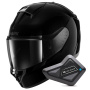 Casque Full Face Shark Ridill 2 Blank BLK + Kit Bluetooth BT Mini