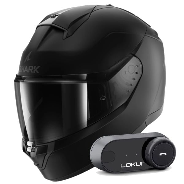 Full Face Shark Ridill 2 Blank Mat KMA + Kit Bluetooth Lokui K30 Full Face Shark Ridill 2 Blank Mat KMA + Kit Bluetooth Lokui K30