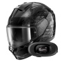 Casque Full Face Shark Ridill 2 Reptaia KAS + Kit bluetooth 5R Lite Solo