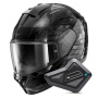 Casque Full Face Shark Ridill 2 Reptaia KAS + Kit Bluetooth BT Mini