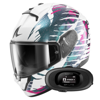 Full Face Shark Ridill 2 Reptaia WVX + Kit bluetooth 5R Lite Solo