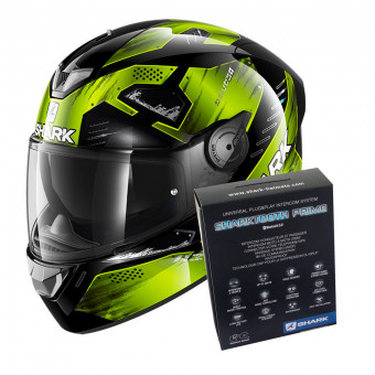 Full Face Shark Skwal 2.2 Venger KYK + Kit Bluetooth Sharktooth Prime