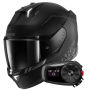 Casque Full Face Shark Skwal i3 Blank SP Mat KAK + Kit Bluetooth 5S