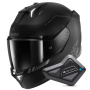 Casque Full Face Shark Skwal i3 Blank SP Mat KAK + Kit Bluetooth BT Mini