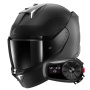 Casque Full Face Shark Skwal i3 Dark Shadow Edition Mat KMA + Kit Bluetooth 5S Solo