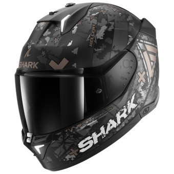 Casque Full Face Shark Skwal i3 Hellcat Mat KUA Casque Full Face Shark Skwal i3 Hellcat Mat KUA