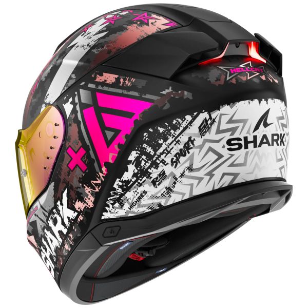 Shark Skwal i3 Hellcat Mat KUV + Kit Bluetooth BT Mini