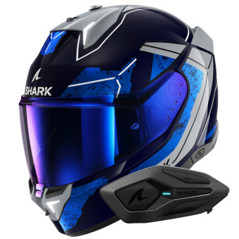 Casque Full Face Shark Skwal i3 Rhad BUS + Kit Bluetooth Sena for Shark Solo Casque Full Face Shark Skwal i3 Rhad BUS + Kit Bluetooth Sena for Shark Solo