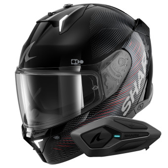Full Face Shark Skwal i3 SP Lyne KAR + Kit Bluetooth Sena for Shark Solo