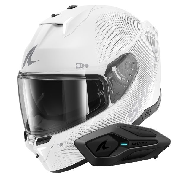 Full Face Shark Skwal i3 SP Lyne WSS + Kit Bluetooth Sena for Shark Solo