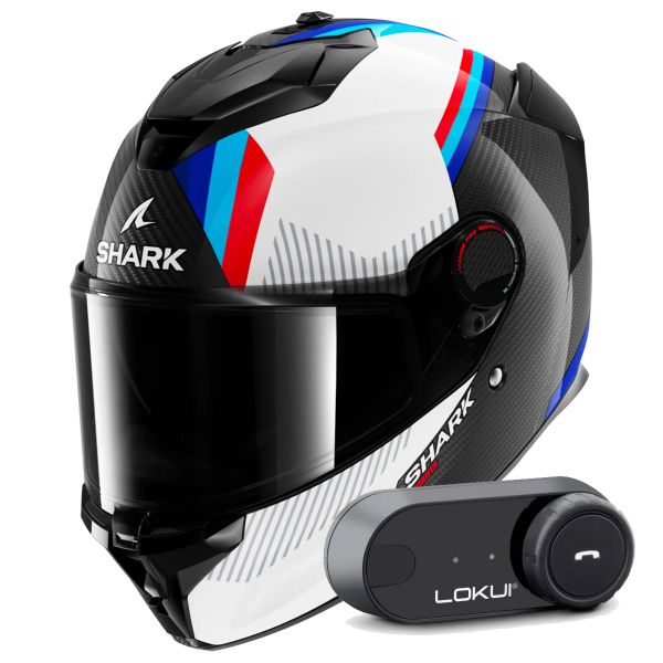 Full Face Shark Spartan GT Pro Dokhta Carbon DWB + Kit Bluetooth Lokui K30 Full Face Shark Spartan GT Pro Dokhta Carbon DWB + Kit Bluetooth Lokui K30