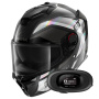 Casque Full Face Shark Spartan GT Pro Ritmo Carbon DAI + Kit bluetooth 5R Lite Solo