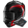 Casque Full Face Shark Spartan GT Pro Ritmo Carbon DRU + Kit Bluetooth BT Mini