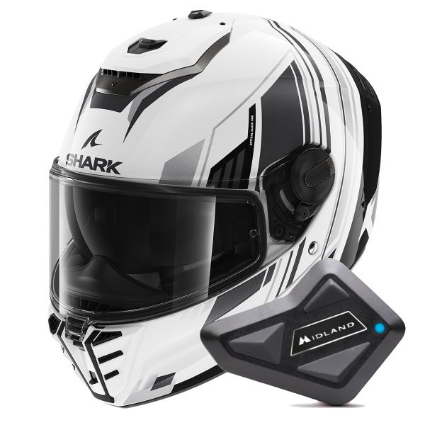 Full Face Shark Spartan RS Byhron WKU + Kit Bluetooth BT Mini