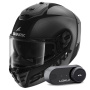 Casque Full Face Shark Spartan Rs Carbon Skin DMA Dark Visor + Kit Bluetooth Lokui K30
