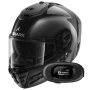 Casque Full Face Shark Spartan Rs Carbon Skin Visor In The Box Carbon DAD + Kit bluetooth 5R Li