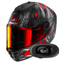 Casque Full Face Shark Spartan RS Shaytan Mat KRA + Kit bluetooth 5R Lite Solo