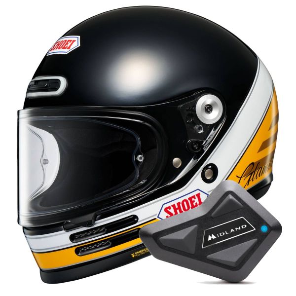 Full Face Shoei Glamster 06 Abiding TC-3 + Kit Bluetooth BT Mini Full Face Shoei Glamster 06 Abiding TC-3 + Kit Bluetooth BT Mini