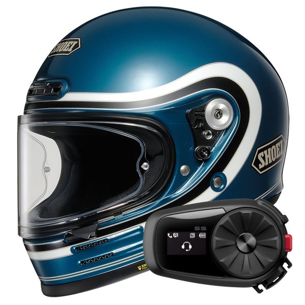 Full Face Shoei Glamster 06 Bivouac TC-2 + Kit Bluetooth 5S Solo Full Face Shoei Glamster 06 Bivouac TC-2 + Kit Bluetooth 5S Solo