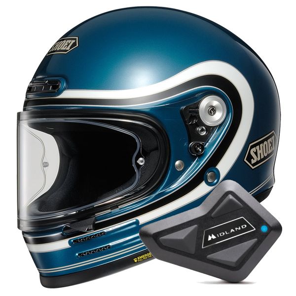 Full Face Shoei Glamster 06 Bivouac TC-2 + Bluetooth Kit BT Mini Full Face Shoei Glamster 06 Bivouac TC-2 + Bluetooth Kit BT Mini