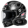 Casque Full Face Shoei Glamster 06 Blast TC5 + Kit bluetooth 5R Lite Solo
