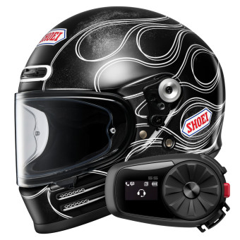 Casque Full Face Shoei Glamster 06 Blast TC5 + Kit Bluetooth 5S Solo Casque Full Face Shoei Glamster 06 Blast TC5 + Kit Bluetooth 5S Solo