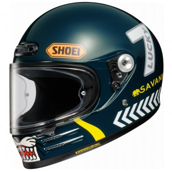 Full Face Shoei Glamster 06 Cheetah Custom Cycles TC-2