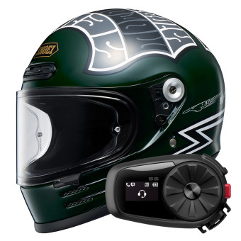 Casque Full Face Shoei Glamster 06 Heiwa Motorcycle TC-4 + Kit Bluetooth 5S Solo Casque Full Face Shoei Glamster 06 Heiwa Motorcycle TC-4 + Kit Bluetooth 5S Solo
