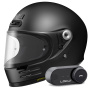Casque Full Face Shoei Glamster 06 Matt Black + Lokui K30 Bluetooth Kit