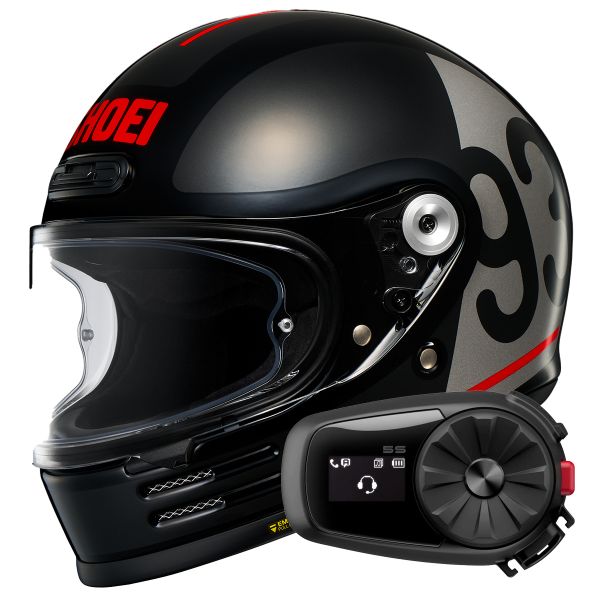 Full Face Shoei Glamster 06 MM93 Collection Classic TC5 + Kit Bluetooth 5S Solo Full Face Shoei Glamster 06 MM93 Collection Classic TC5 + Kit Bluetooth 5S Solo