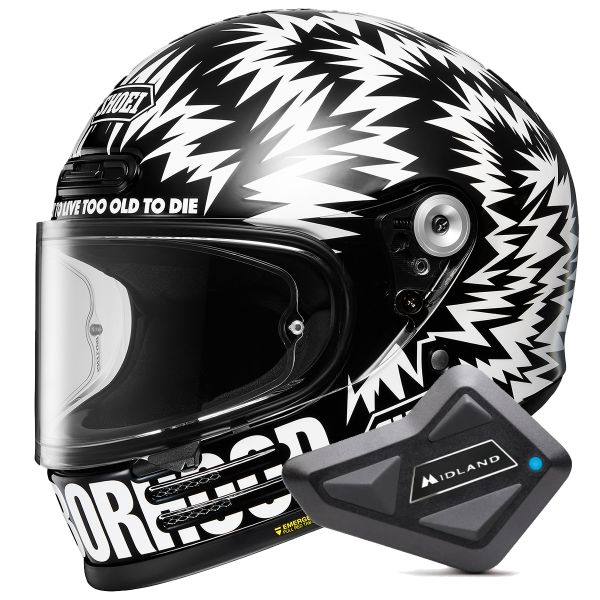 Full Face Shoei Glamster 06 Neighborhood X DSC TC5 + Kit Bluetooth BT Mini Full Face Shoei Glamster 06 Neighborhood X DSC TC5 + Kit Bluetooth BT Mini
