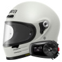 Casque Full Face Shoei Glamster 06 Off White + Kit Bluetooth 5S Solo