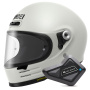 Casque Full Face Shoei Glamster 06 Off White + BT Mini Bluetooth Kit