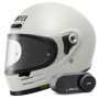 Casque Full Face Shoei Glamster 06 Off White + Lokui K30 Bluetooth Kit