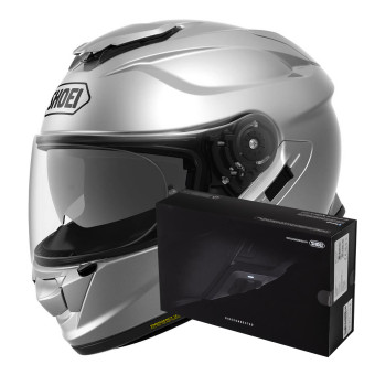 Full Face Shoei GT-AIR 2 Light Silver + Intercom Sena SRL-Mesh
