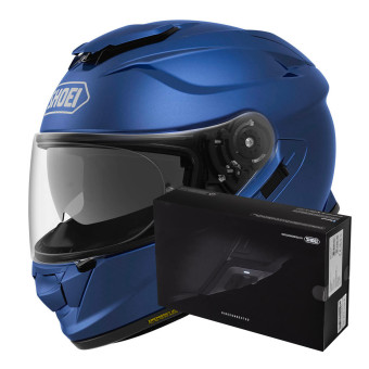 Full Face Shoei GT-AIR 2 Matt Blue + Intercom Sena SRL-Mesh