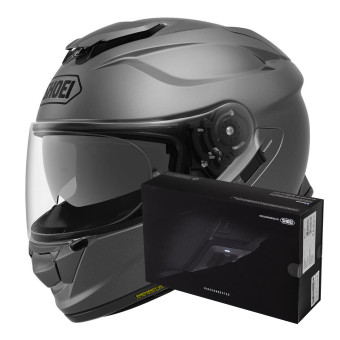 Full Face Shoei GT-AIR 2 Matt Deep Grey + Intercom Sena SRL-Mesh