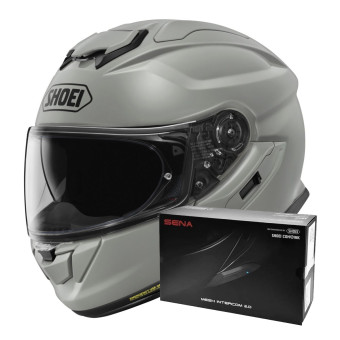 Casque Full Face Shoei GT-Air 3 Chalk Grey + Intercom Sena SRL-03