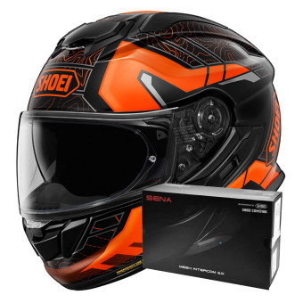 Casque Full Face Shoei GT-Air 3 Hike TC-8 + Intercom Sena SRL-03