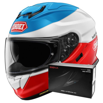 Casque Full Face Shoei GT-Air 3 Lilt TC-10 + Intercom Sena SRL-03