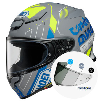 Full Face Shoei NXR2 Accolade TC-10 + Photochromic Visor