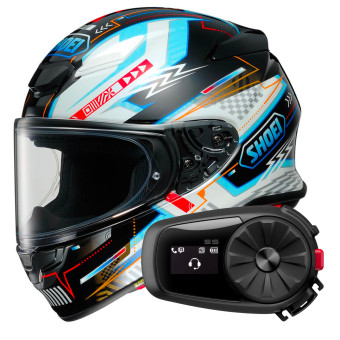 Full Face Shoei NXR2 Arcane TC10 + Kit Bluetooth 5S