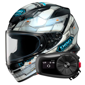 Full Face Shoei NXR2 Fortress TC-6 + Kit Bluetooth 5S