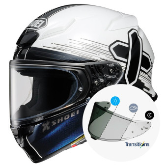 Full Face Shoei NXR2 Ideograph TC-6 + Photochromic Visor