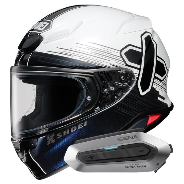 Full Face Shoei NXR2 Ideograph TC-6 + Intercom Sena SRL-EXT Full Face Shoei NXR2 Ideograph TC-6 + Intercom Sena SRL-EXT