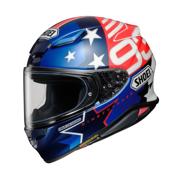 Full Face Shoei NXR2 Marquez American Spirit TC-10 Full Face Shoei NXR2 Marquez American Spirit TC-10
